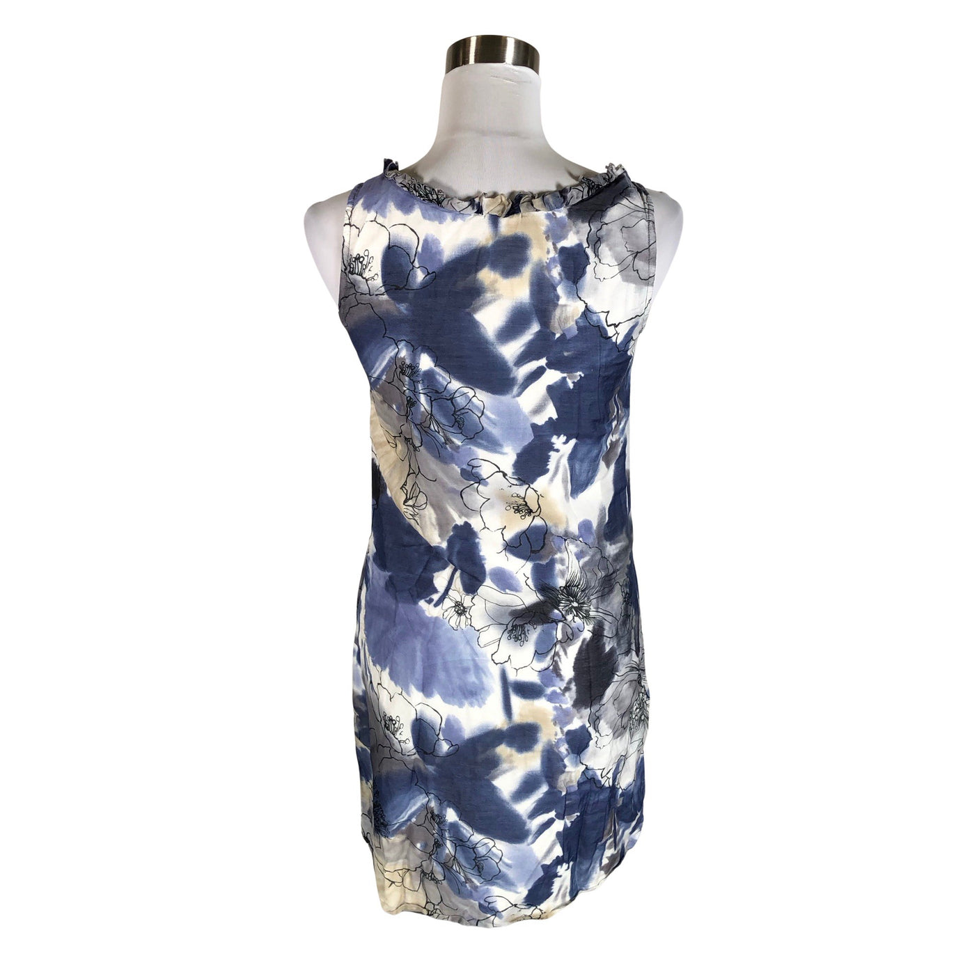 Unisex Esprit - Schiffon dress, size 34 - Blue (2)