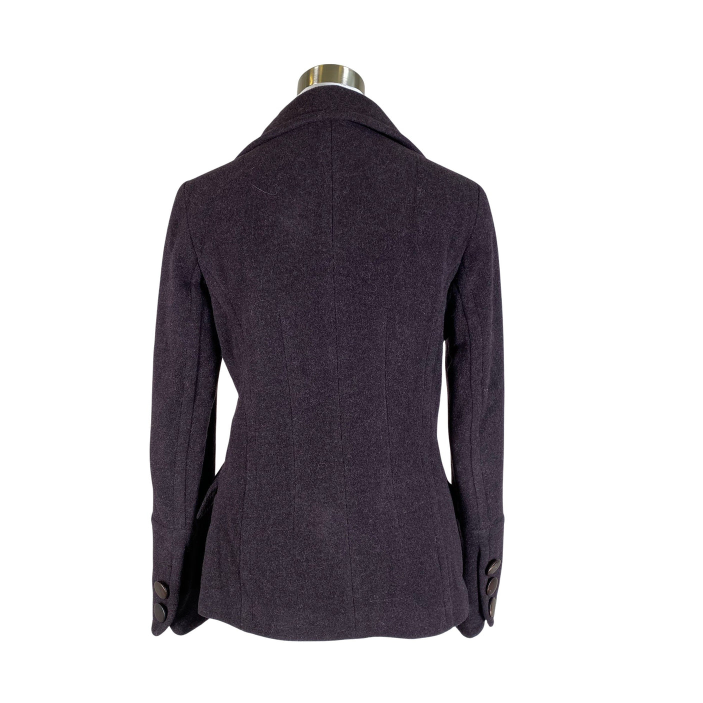 Unisex MasCara - Wool coat, size 38 - Violet (2)