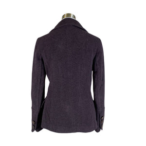 Unisex MasCara - Wool coat, size 38 - Violet (2)