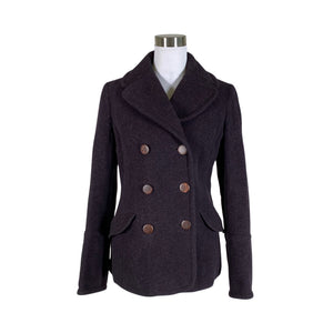 Unisex MasCara - Wool coat, size 38 - Violet (1)