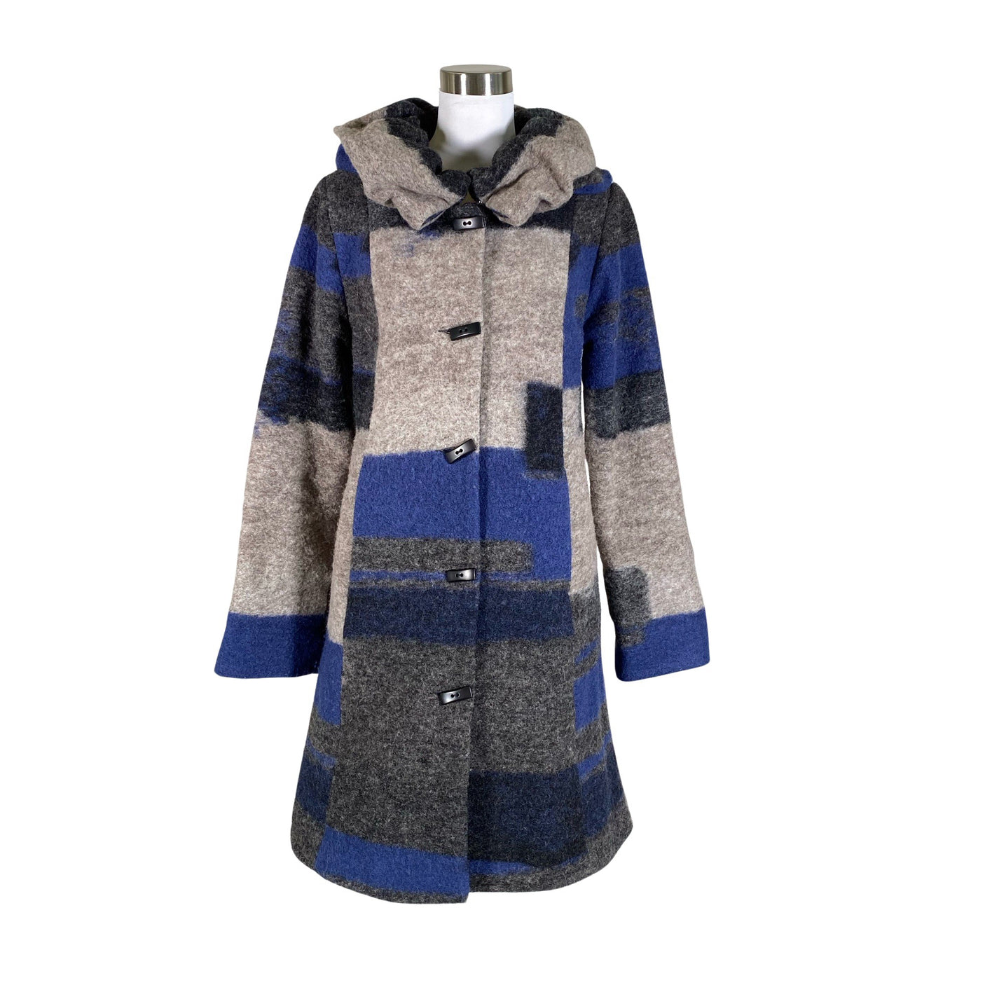 Unisex Aino - Wool coat, size 36 - Blue (1)