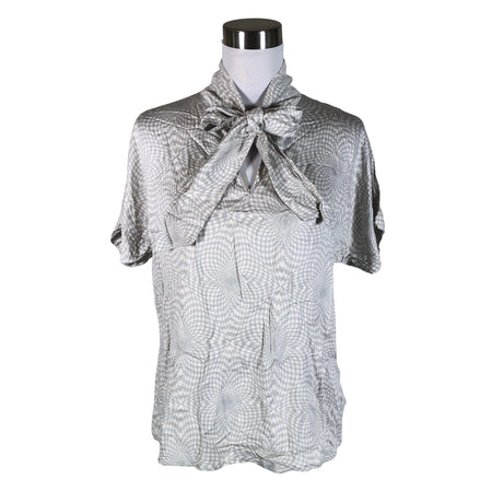 Unisex Summum Woman - Short-sleeved blouse, size 40 - Gray ()