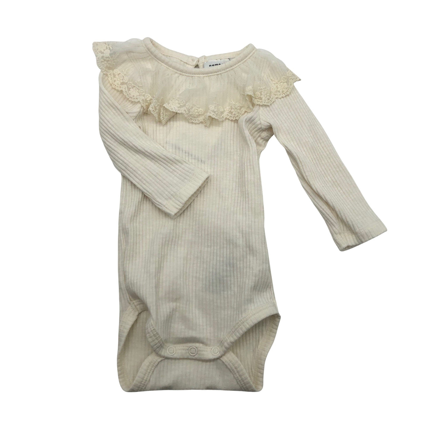 Unisex Name It - Body, size 56 - 62 - Natural white (1)