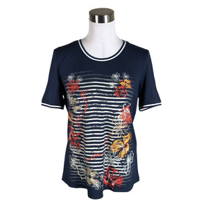Unisex Barbara Lebek - T-shirt, size 40 - Blue (1)