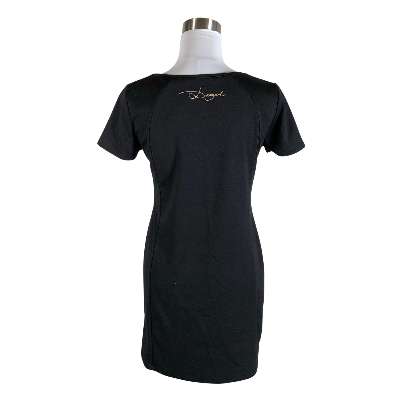 Unisex Desigual - Tricot dress, size 40 - Black (2)
