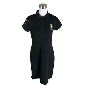 Unisex U.S. Polo Assn. - Pique dress, size 40 - Black (1)