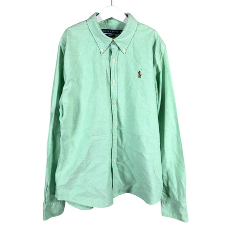 Unisex Polo Ralph Lauren - Collared shirt, size 146 - 152 - Green ()