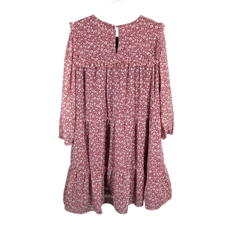 Unisex Coconut - Schiffon dress, size 146 - 152 - Wine red (2)
