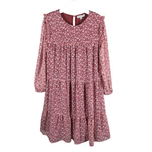 Unisex Coconut - Schiffon dress, size 146 - 152 - Wine red (1)