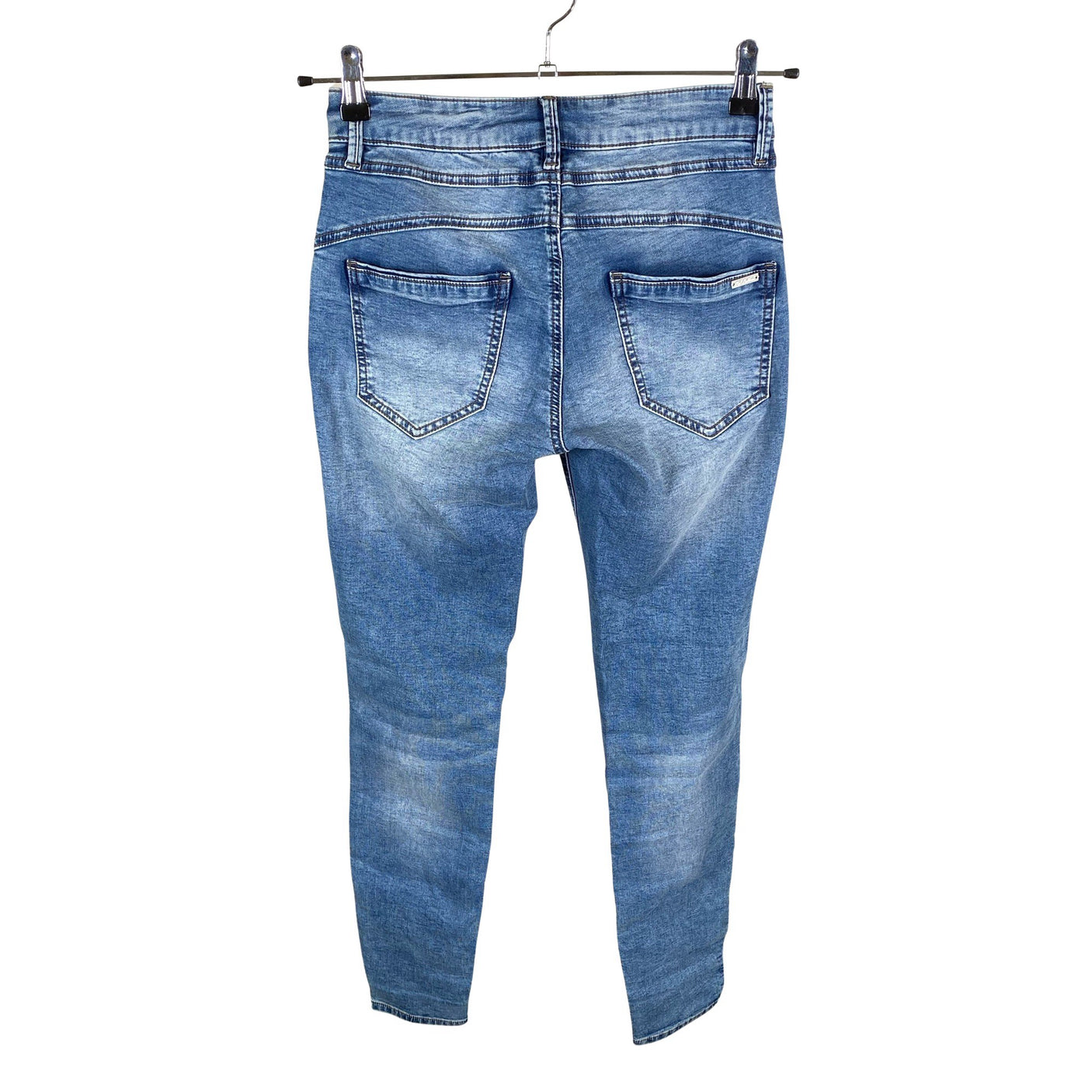 Unisex Red Button - Jeans, size 34 - Light blue (2)