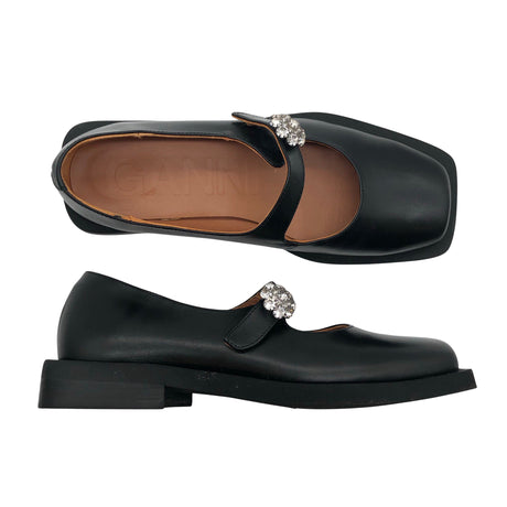 Unisex Ganni - Ballerinas, size 37 - Black ()
