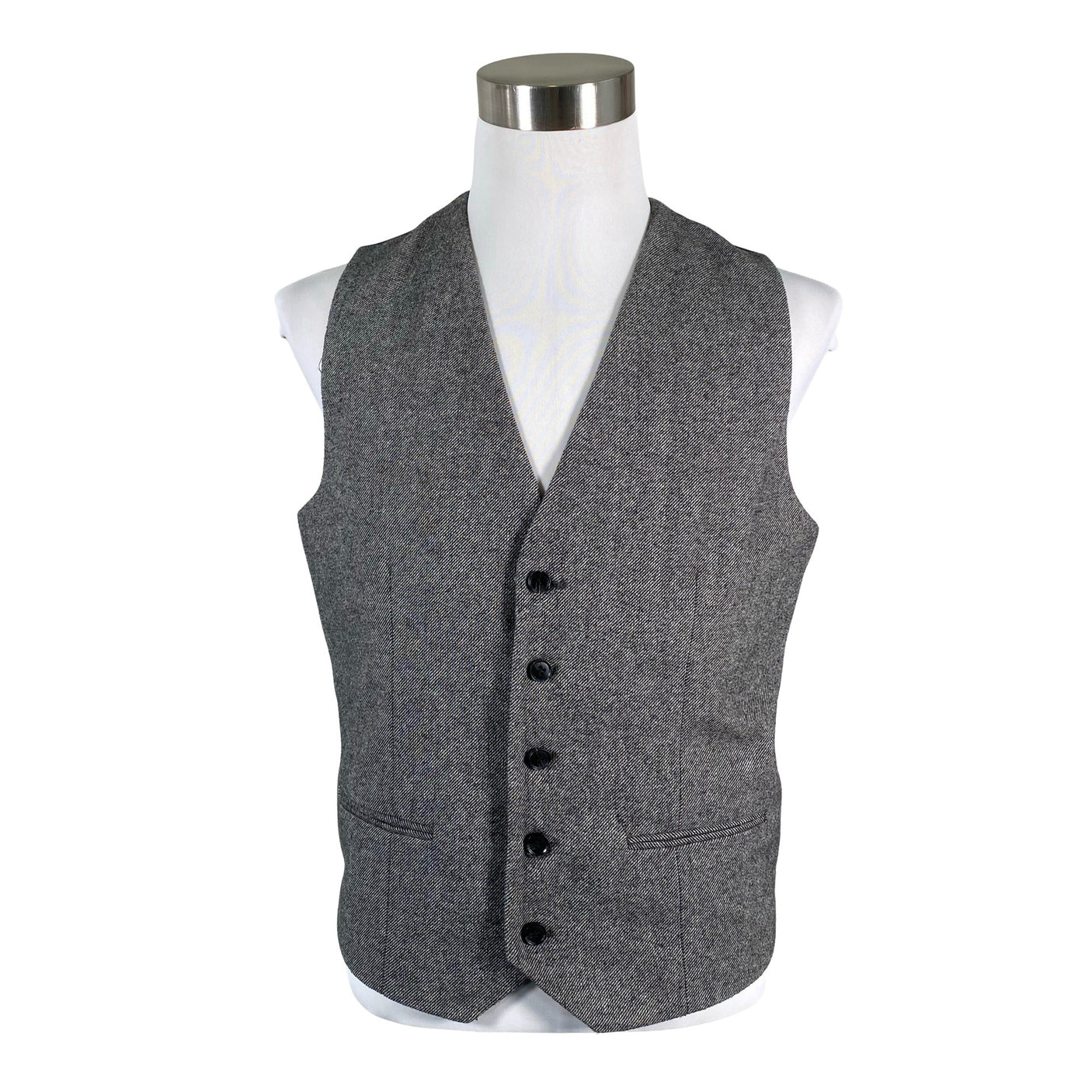 Unisex Selected - Suit vest, size L - Gray (1)