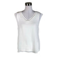 Unisex Soyaconcept - Tricot tank top, size 36 - White ()