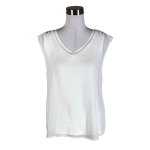 Unisex Soyaconcept - Tricot tank top, size 36 - White (1)