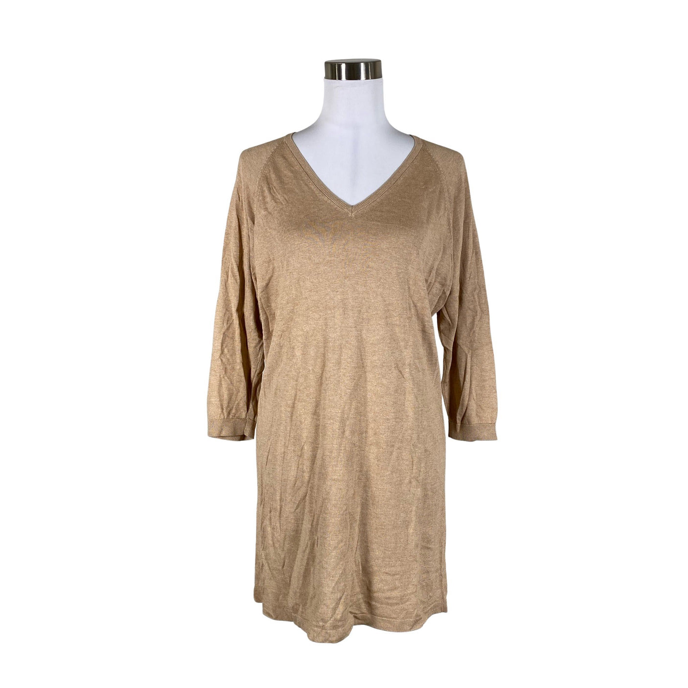 Unisex Massimo Dutti - Knit tunic, size 38 - Beige (1)