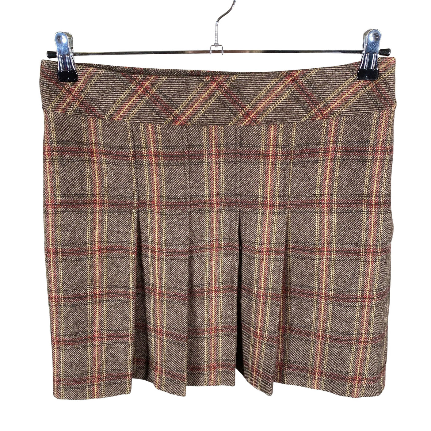 Unisex Esprit - Pleated skirt, size 36 - Brown (1)