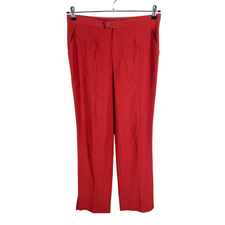Unisex Promise - Straight leg trousers, size 38 - Red ()