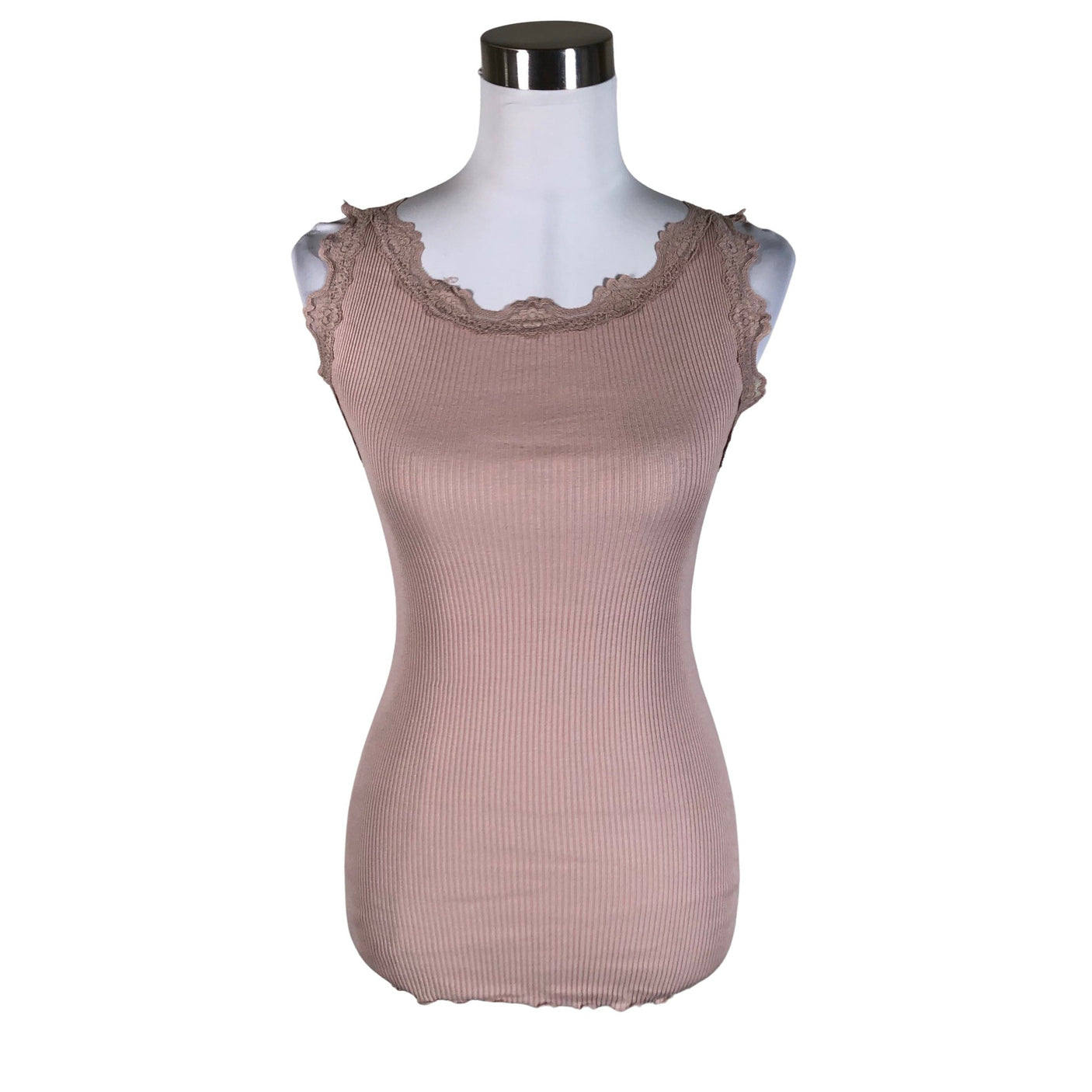 Unisex Rosemunde - Tricot tank top, size 36 - Light pink (1)