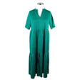 Unisex My Essential Wardrobe - Schiffon dress, size 42 - Green ()