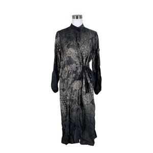 Unisex Marta - Schiffon dress, size 40 - Black (1)