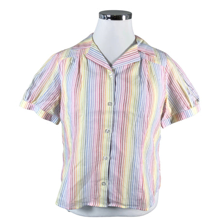 Unisex Collectif - Short-sleeved blouse, size 46 - Blue ()