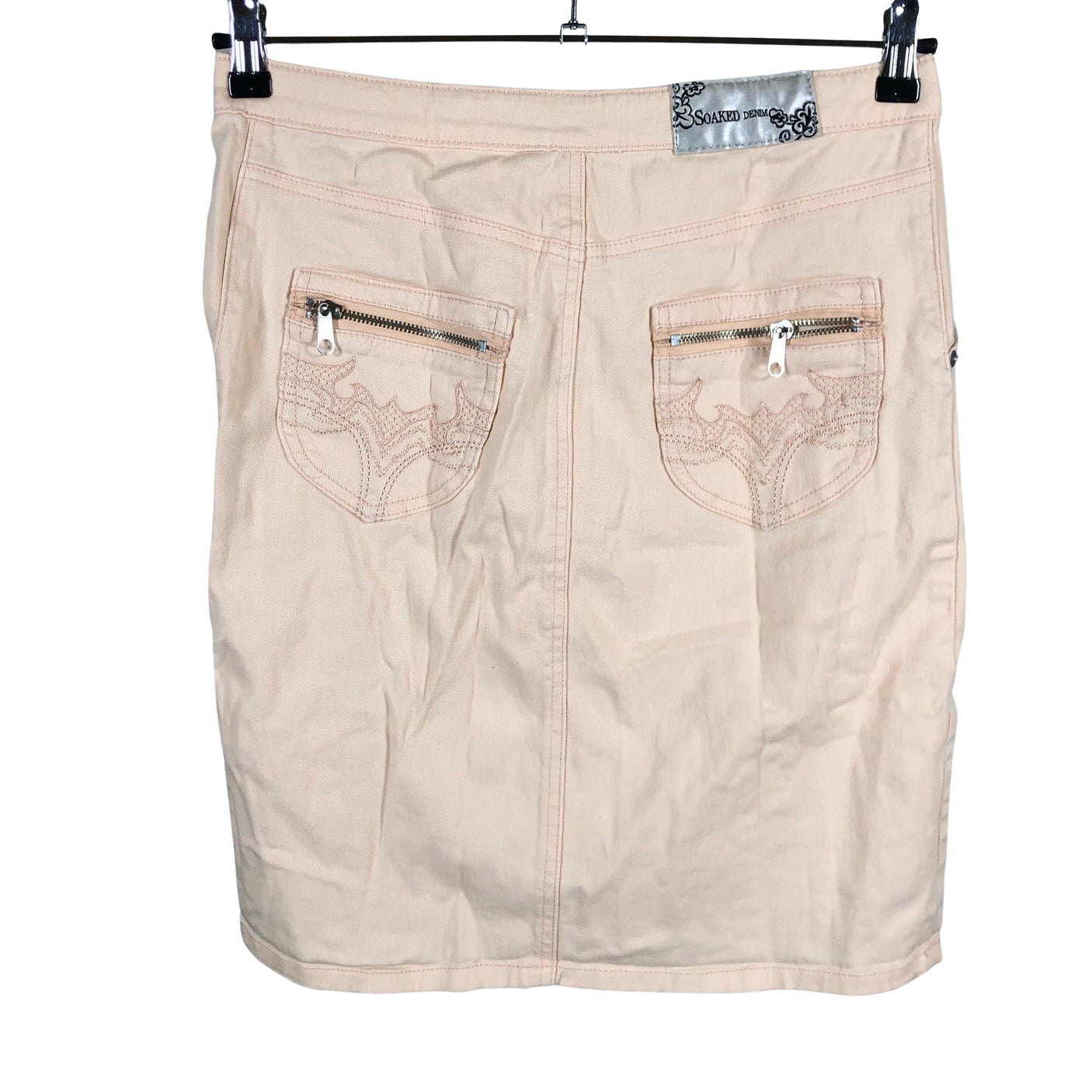 Unisex Soaked - Denim skirt, size 38 - Light pink (2)