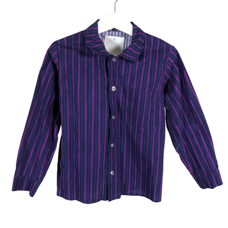 Unisex Marimekko - Collared shirt, size 104 - 110 - Blue ()