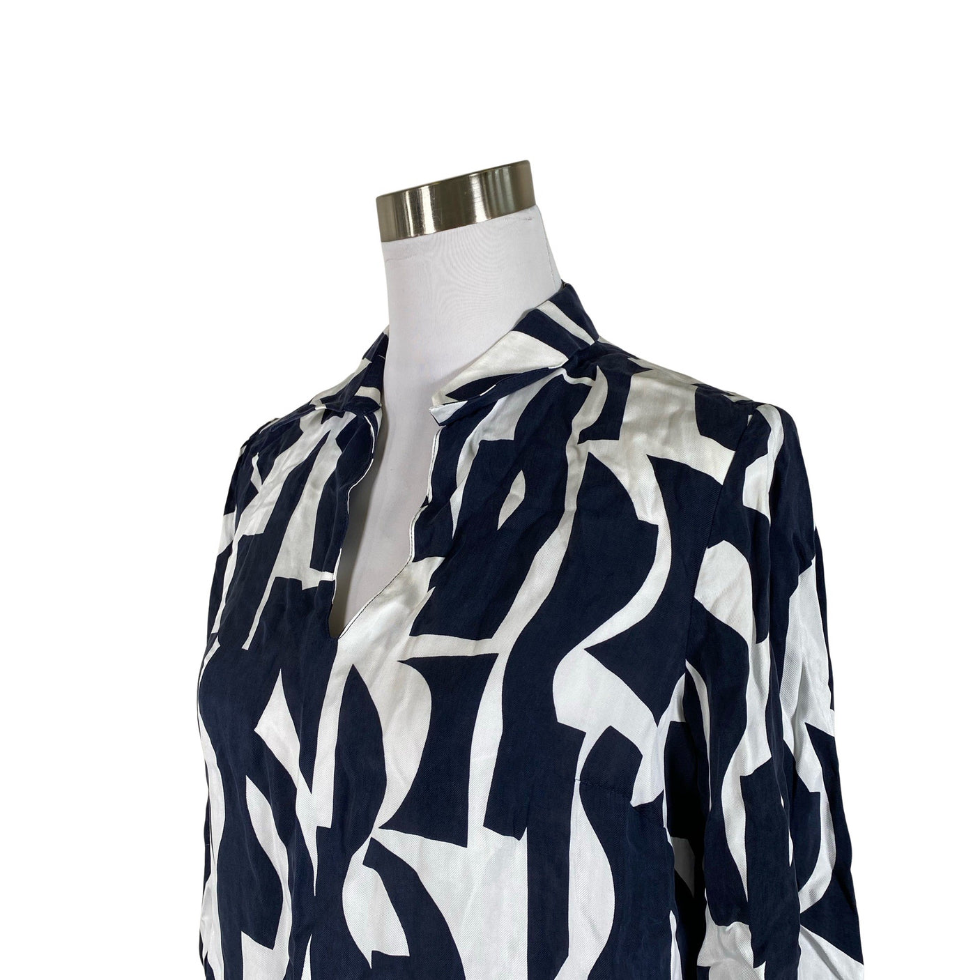 Unisex Marc O'Polo - Schiffon dress, size 36 - Blue (3)