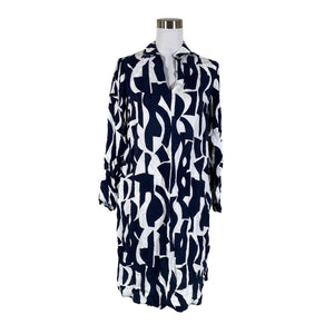 Unisex Marc O'Polo - Schiffon dress, size 36 - Blue (1)