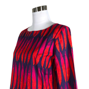 Unisex Marimekko - Schiffon tunic, size 38 - Red (3)