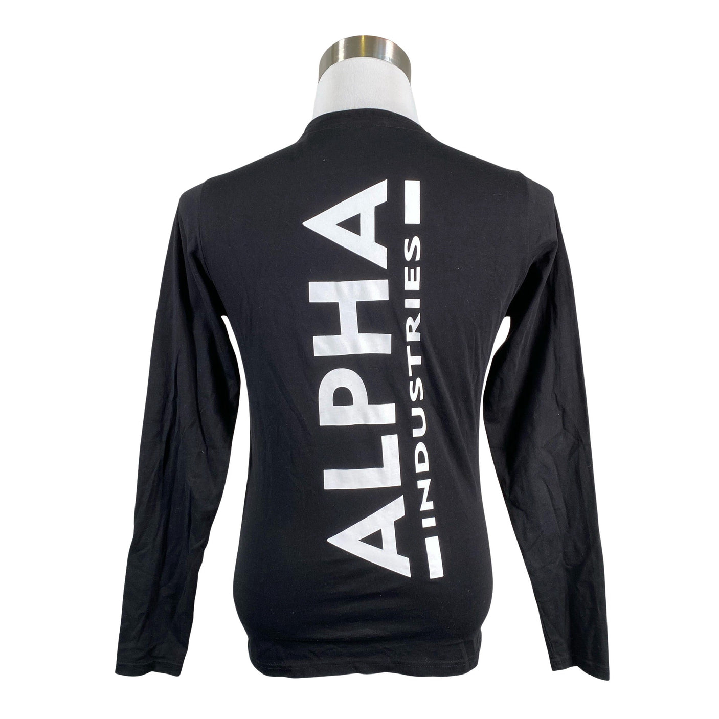 Unisex Alpha Industries - Tricot shirt, size M - Black (2)