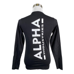 Unisex Alpha Industries - Tricot shirt, size M - Black (2)