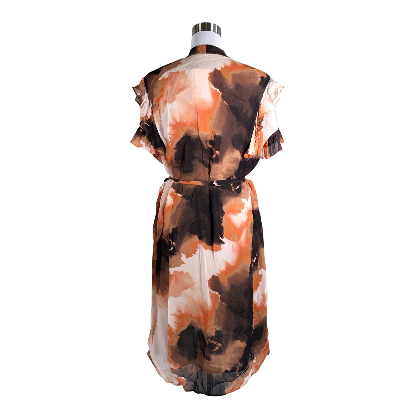 Unisex Mos Mosh - Schiffon dress, size 36 - Brown (2)