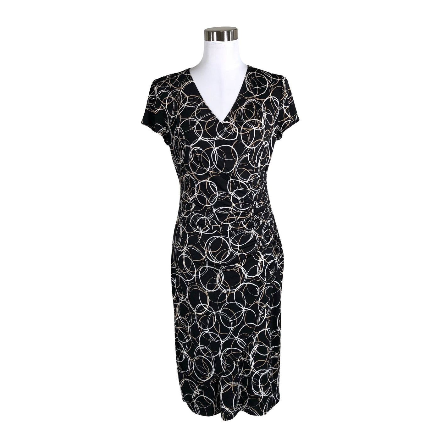 Unisex Joseph Ribkoff - Tricot dress, size 38 - Black (1)
