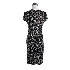 Unisex Joseph Ribkoff - Tricot dress, size 38 - Black (2)