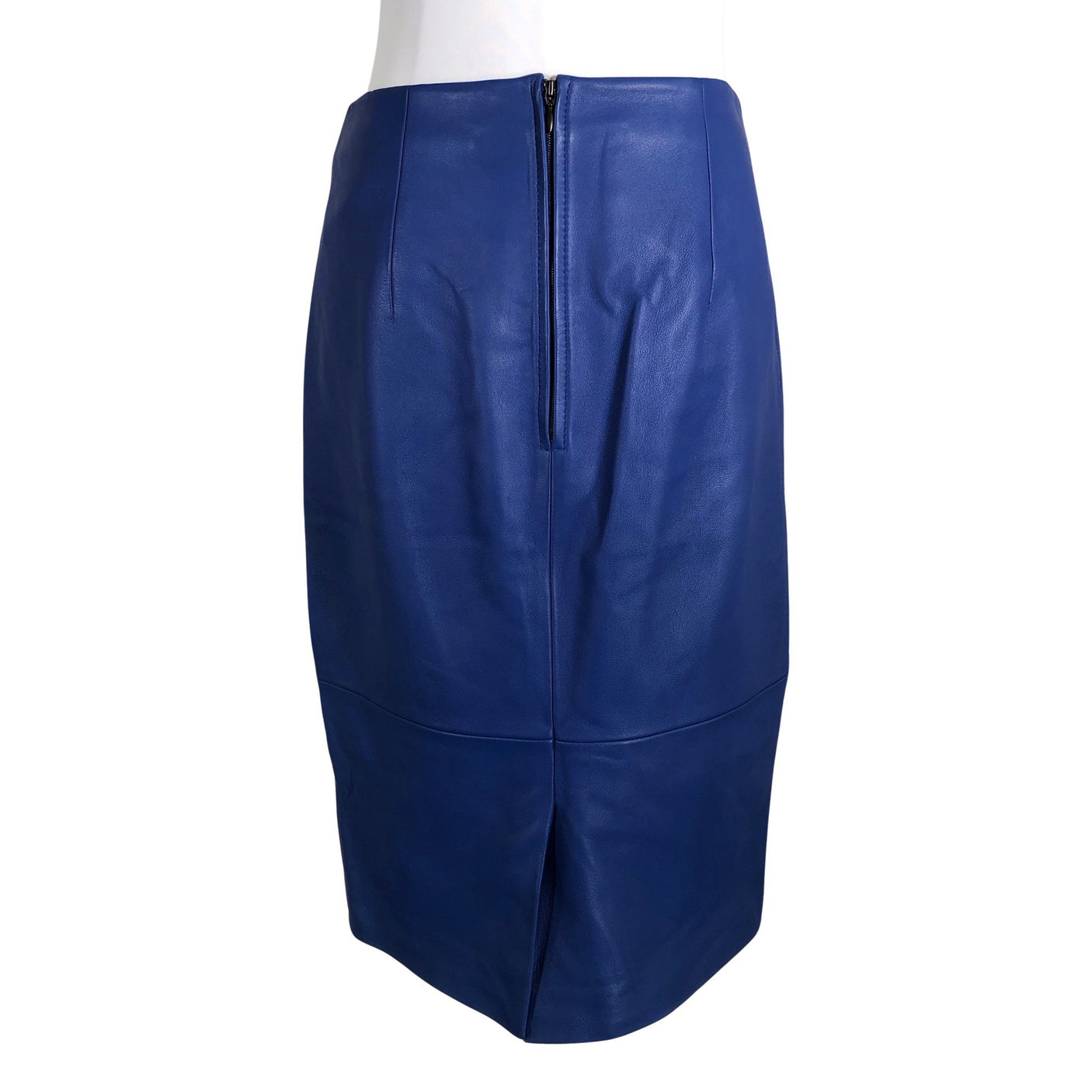 Unisex Hugo Boss - Leather skirt, size 36 - Blue (2)