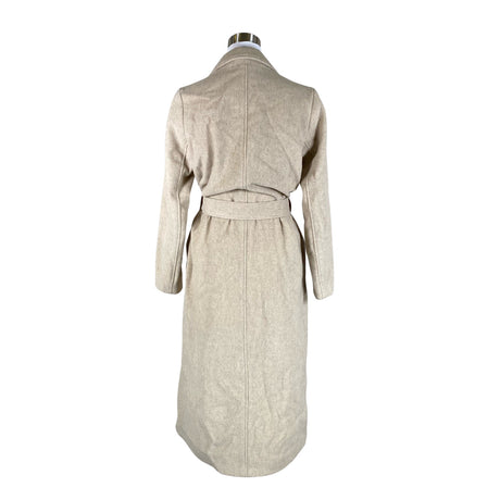 Unisex Samsoe&Samsoe - Wool coat, size 34 - Beige (2)