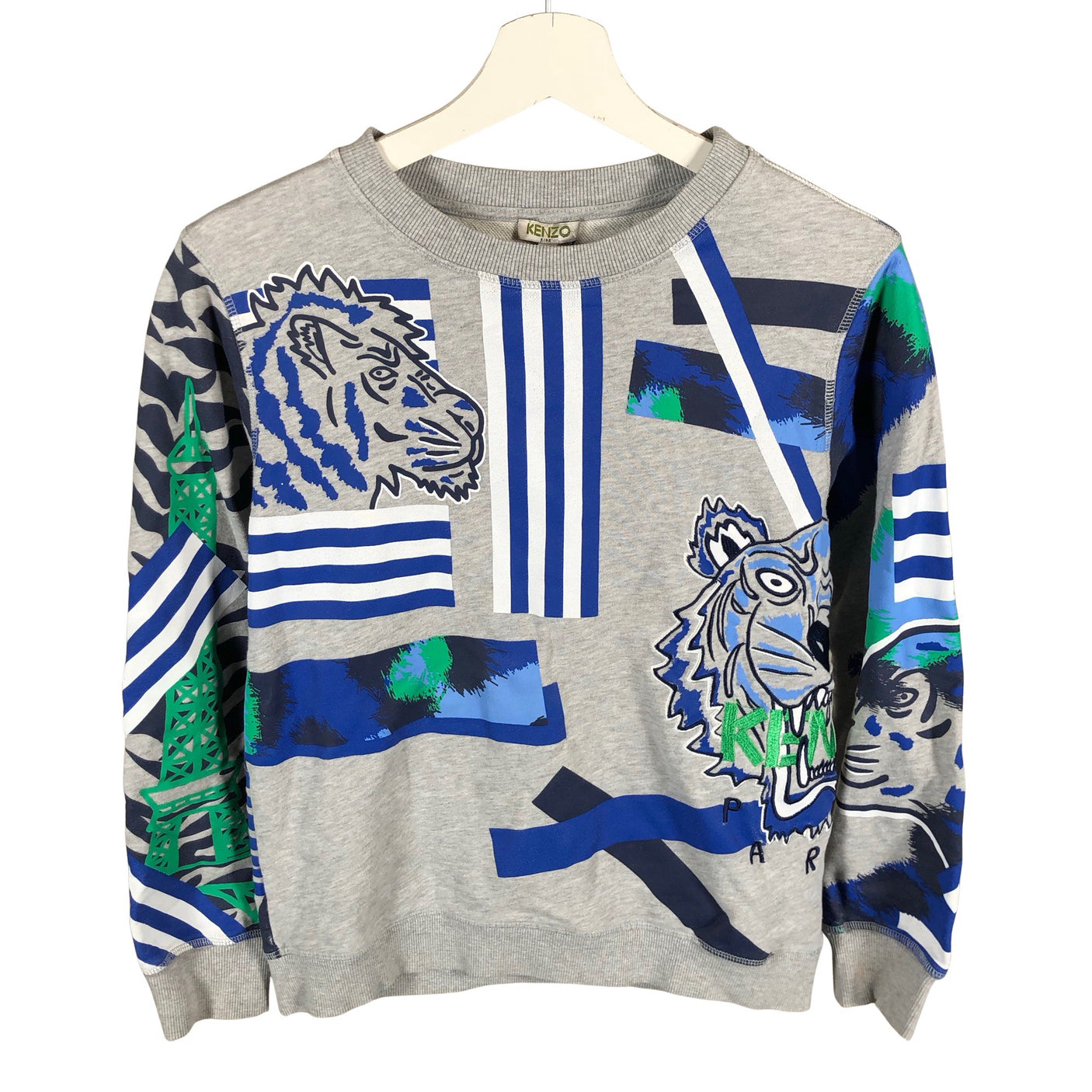 Unisex Kenzo Kids - Sweatshirt, size 158 - 164 - Gray (1)