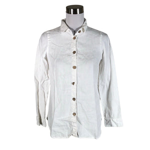 Unisex Bypias - Collared shirt, size 34 - White (1)