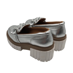 Unisex Vamsko - Loafers, size 36 - Silver (2)