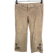 Unisex Part two - Velvet pants, size 36 - Brown ()