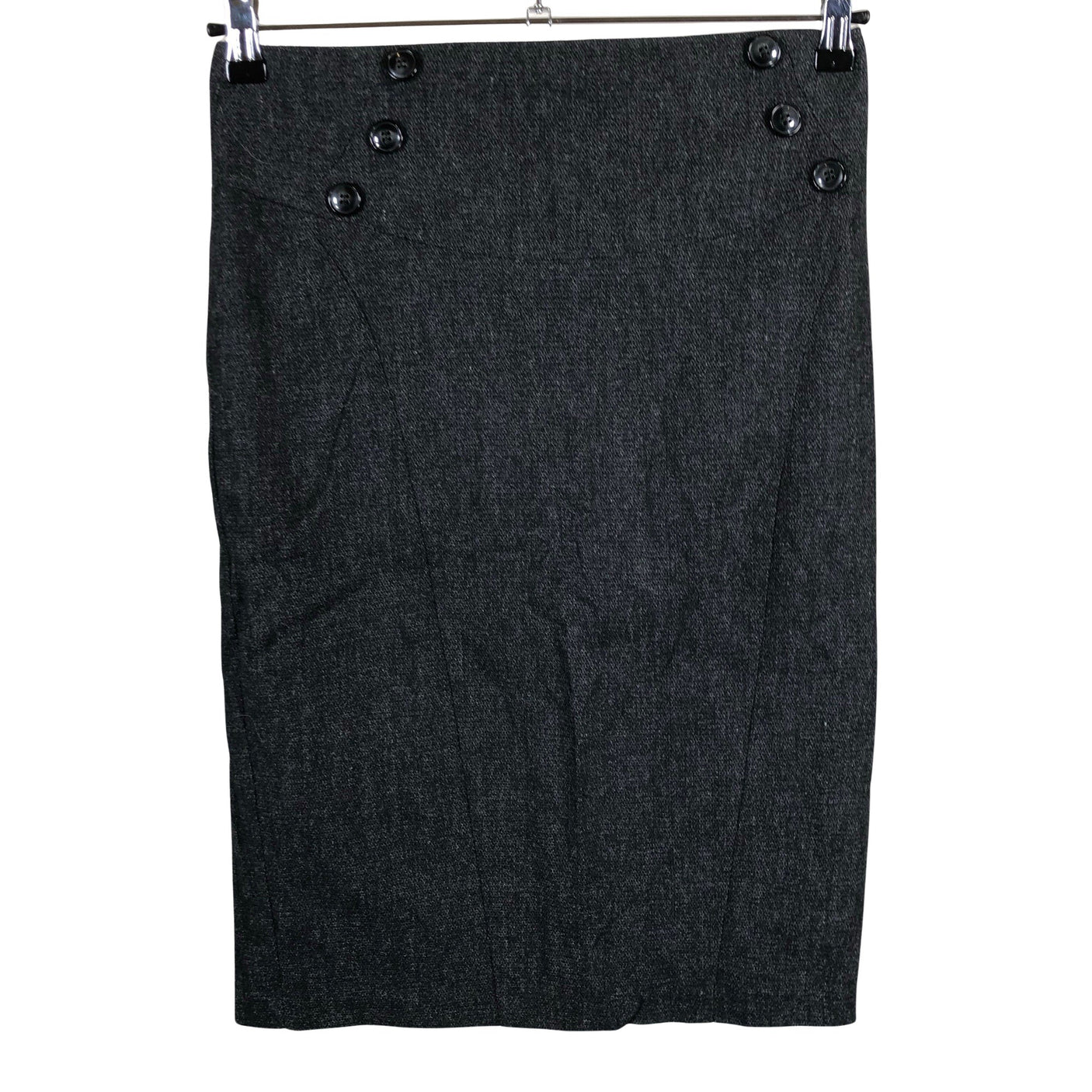 Unisex Benetton - Fabric skirt, size 38 - Gray (1)