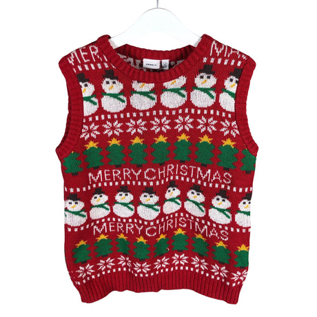 Unisex Name It - Knit vest, size 122 - 128 - Red ()