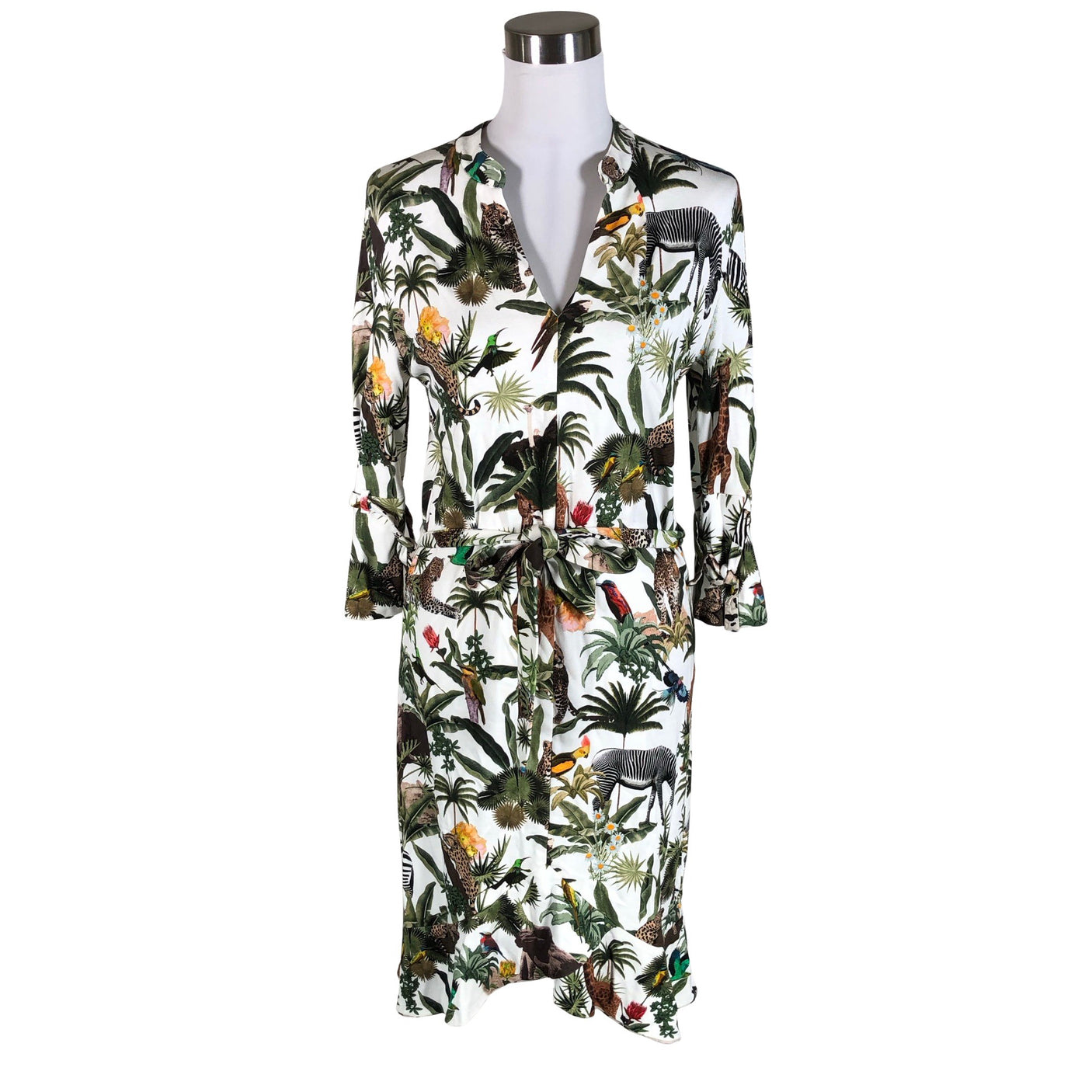 Unisex Marc Cain - Tricot dress, size 40 - White (1)