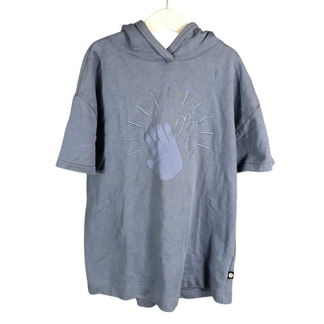Unisex POMPdeLUX - Hoodie, size 158 - 164 - Light blue ()