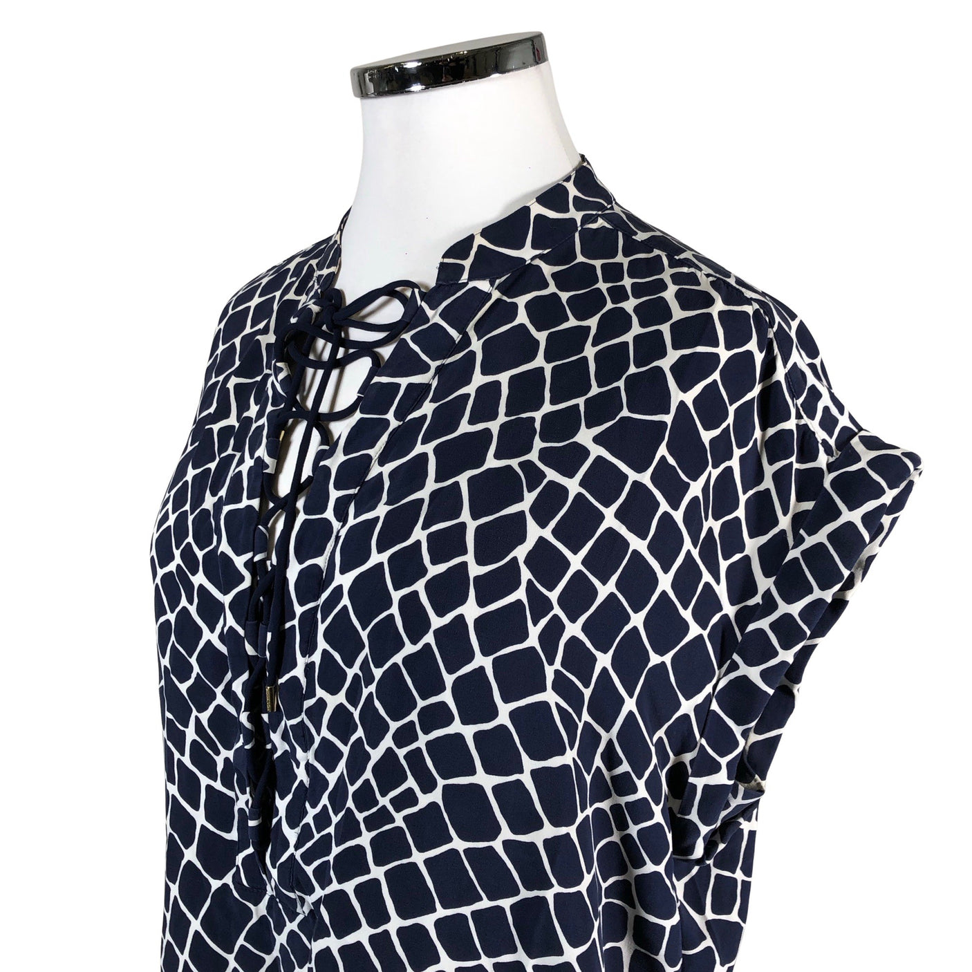 Unisex Michael Kors - Schiffon dress, size 42 - Blue (2)