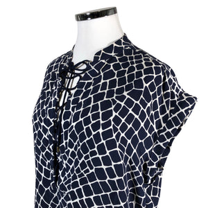 Unisex Michael Kors - Schiffon dress, size 42 - Blue (2)