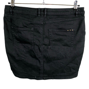 Unisex Esprit - Denim skirt, size 40 - Black (2)