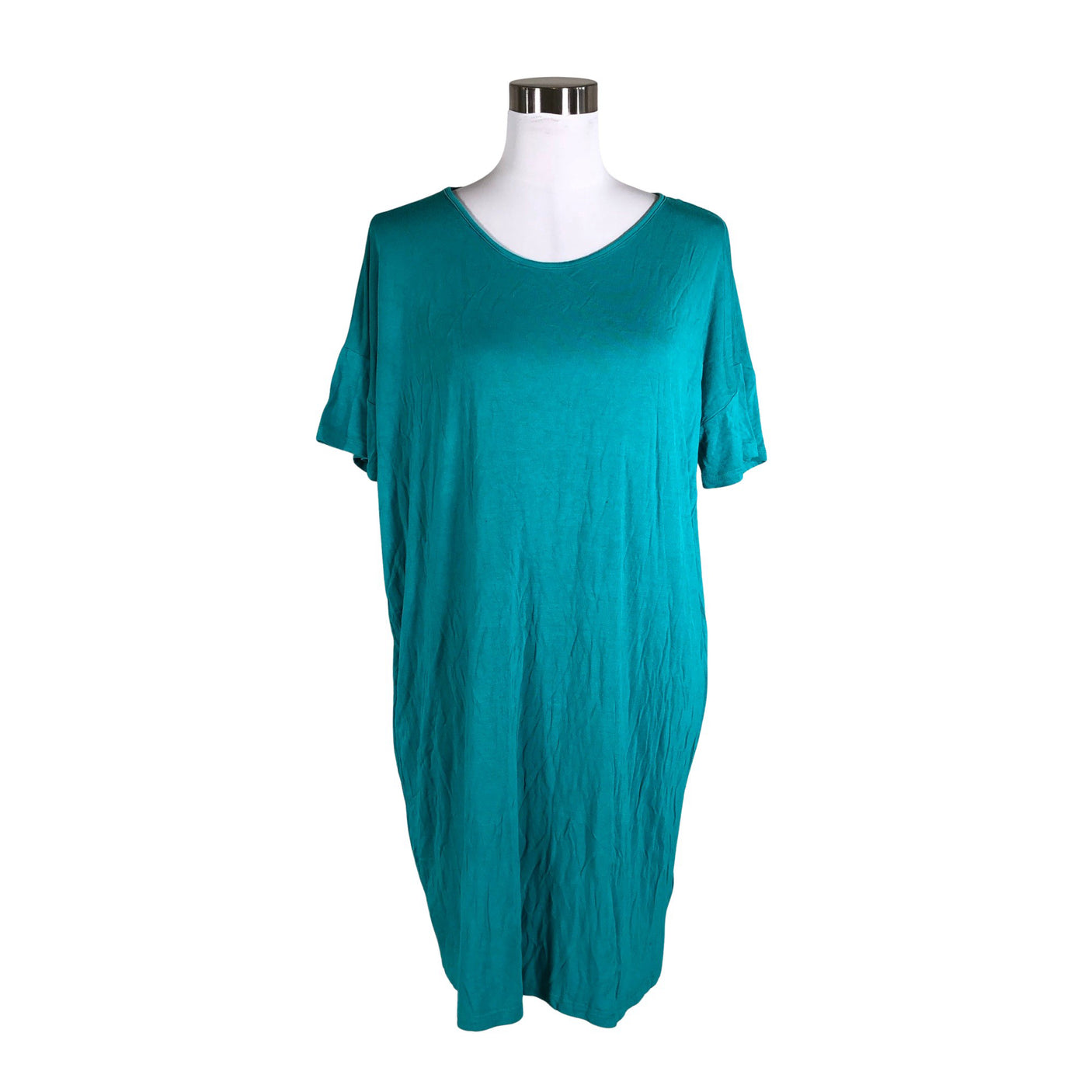 Unisex Tam Silk - Tricot dress, size 38 - Turquoise (1)
