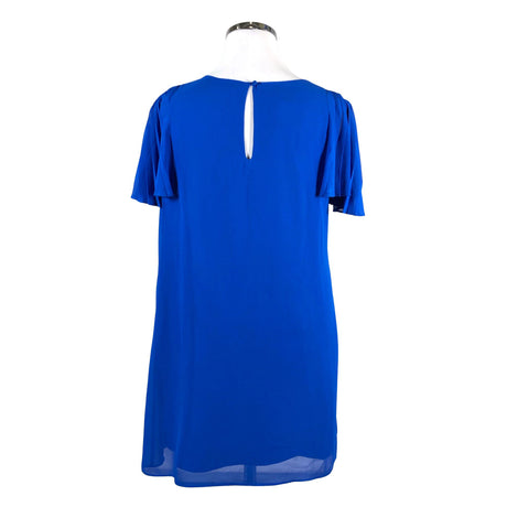 Unisex Monsoon - Schiffon dress, size 46 - Blue (2)